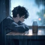 sad boy dp anime love